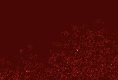 Dairesel şekilli hafif turuncu vektör düzeni. Doğa tarzında renkli baloncuklu soyut illüstrasyon. Marka kitabınız için şablon.