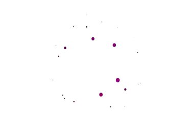 Açık Mor, noktalı pembe vektör arkaplan. Bulanık dekoratif tasarım baloncuklu soyut tarzda. Güzel web siteleri için desen.