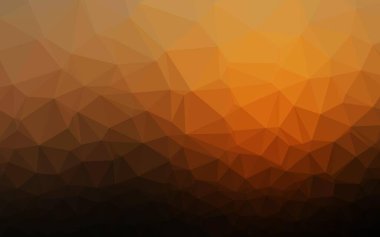 Koyu Turuncu vektör üçgeni mozaik örtüsü.