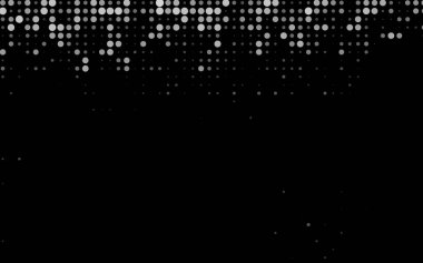 Beyaz noktalı ve daireli soyut arkaplan