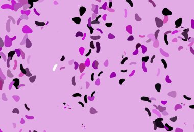 Kaotik şekilli açık mor vektör deseni. Soyut gradyan şekilli basit renkli çizimler. Bir cep telefonu için arka plan.