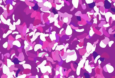 Açık pembe, soyut şekilli mavi vektör arkaplan. Soyut gradyan şekilli basit renkli çizimler. Web siteniz için basit tasarım.