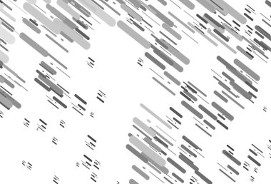 Açık gümüş, dar çizgileri olan gri vektör deseni. Renkli çubuklarla gösterişli soyut çizimler. Reklamınız, posteriniz, afişiniz için en iyi tasarım.