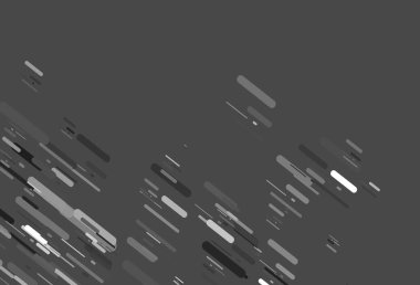 Açık Gümüş, gri arka plan ve uzun çizgiler. Sopalı modern geometrik soyut çizim. Reklamınız, posteriniz, afişiniz için en iyi tasarım.