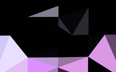 Koyu Mor vektör düşük poli düzeni.