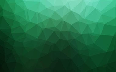 Çokgen desenli soyut geometrik renkli vektör çizimi.