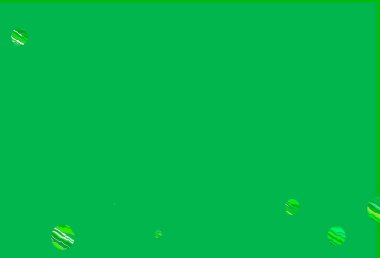 Açık yeşil, noktalı sarı vektör arkaplan. Bulanık dekoratif tasarım baloncuklu soyut tarzda. Güzel web siteleri için desen.