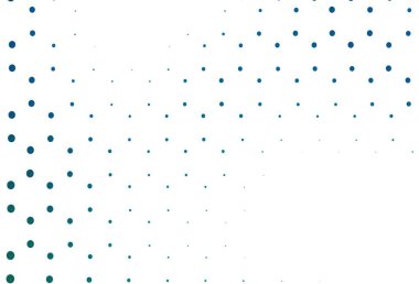 Açık mavi, daireli yeşil vektör şablonu. Doğa tarzında renkli baloncuklu soyut illüstrasyon. Suyun deseni, yağmur damlaları.