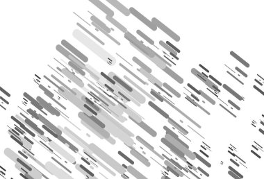 Açık gümüş, renkli çizgileri olan gri vektör dokusu. Dar çizgileri olan parlak renkli çizimler. İş broşürleri, broşürler için desen.