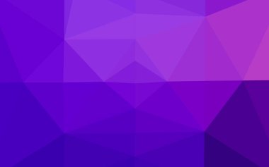 Çokgen desenli soyut geometrik renkli vektör çizimi.