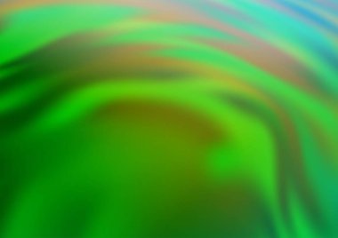 Soyut çizgileri olan açık yeşil vektör arkaplanı.