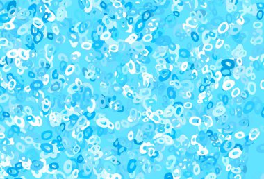 Kabarcıklı mavi renkli vektör arkaplanı