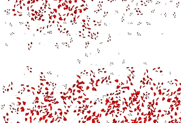 Fond Vectoriel Rouge Clair Avec Des Formes Abstraites Illustration Colorée — Image vectorielle