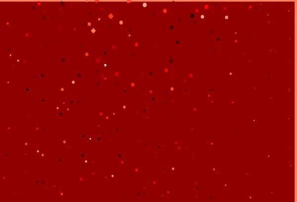 Светло Красный Векторный Узор Многоугольном Стиле Кругами Иллюстрация Набором Красочных — стоковый вектор
