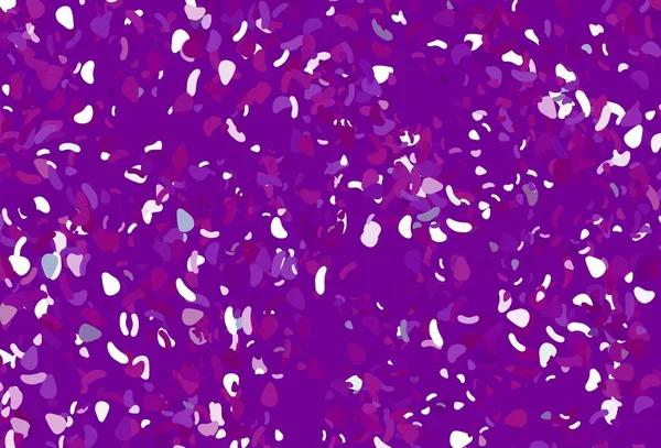 Fondo Vectorial Púrpura Claro Con Formas Abstractas Ilustración Con Formas — Archivo Imágenes Vectoriales