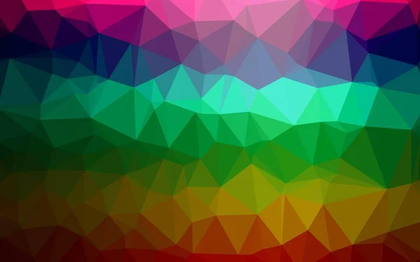 Ilustración Abstracta Vector Geométrico Colorido Con Textura Poligonal — Vector de stock