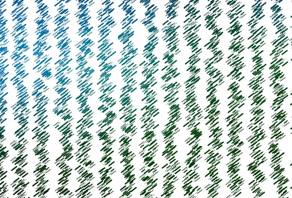 Hellblaues Grünes Vektormuster Mit Schmalen Linien Verschwommenes Dekoratives Design Schlichtem — Stockvektor