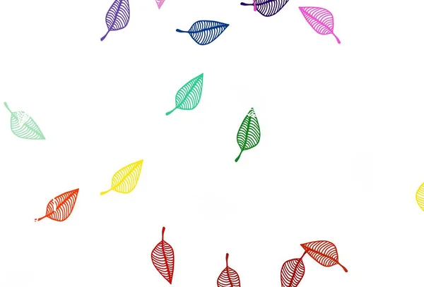 Lumière Multicolore Arc Ciel Vecteur Doodle Toile Fond Illustration Abstraite — Image vectorielle