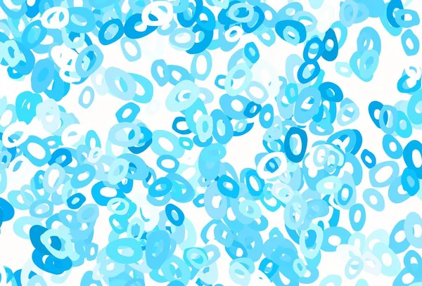 Голубой Цвет Векторного Фона Пузырями — стоковый вектор