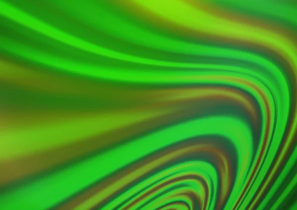 Світло Зелений Векторний Шаблон Лініями Овалами — стоковий вектор
