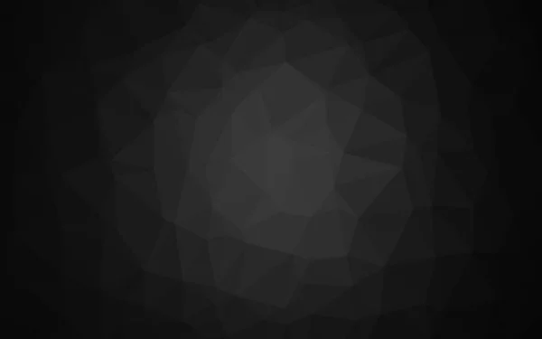 Dark Silver Gray Vector Polygon Abstract Background — стоковий вектор