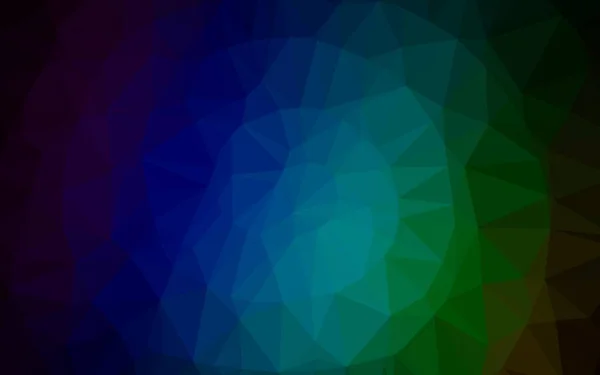 Abstract Geometrische Kleurrijke Vectorillustratie Met Veelhoekige Textuur — Stockvector
