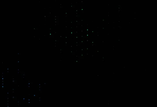Темно Блакитна Зелена Векторна Обкладинка Полігональним Стилем Абстрактна Градієнтна Ілюстрація — стоковий вектор