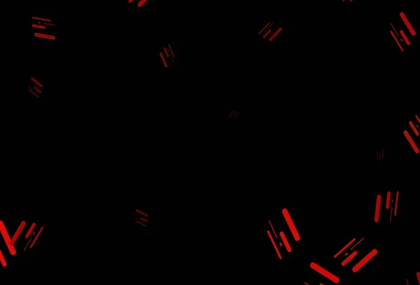 Dunkelorangefarbenes Vektorlayout Mit Flachen Linien Linien Auf Verschwommenem Abstrakten Hintergrund — Stockvektor