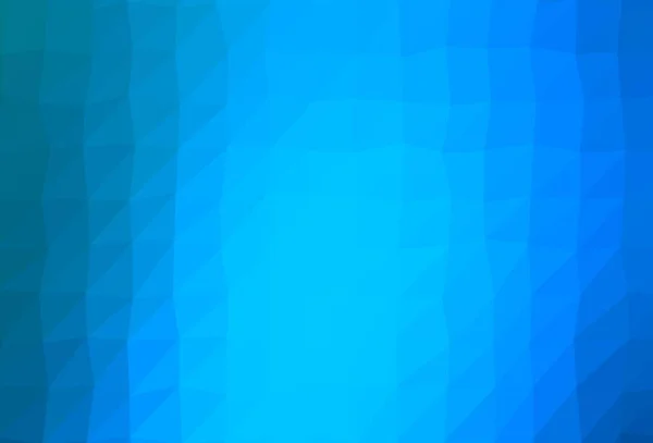 Luz Azul Vector Diseño Poli Baja Ilustración Abstracta Colorida Con — Vector de stock