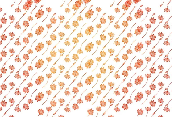 Diseño Croquis Vectorial Naranja Claro Ilustración Creativa Estilo Sencillo Con — Archivo Imágenes Vectoriales