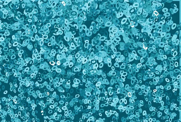 Çember şekilli açık mavi vektör düzeni. Soyut arka planda bulanık kabarcıklar ve renkli gradyan. Posterler, afişler için tasarım.