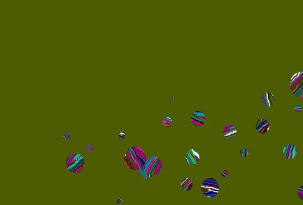 Светлый Многоцветный Радужный Векторный Фон Точками Размытый Декоративный Дизайн Абстрактном — стоковый вектор