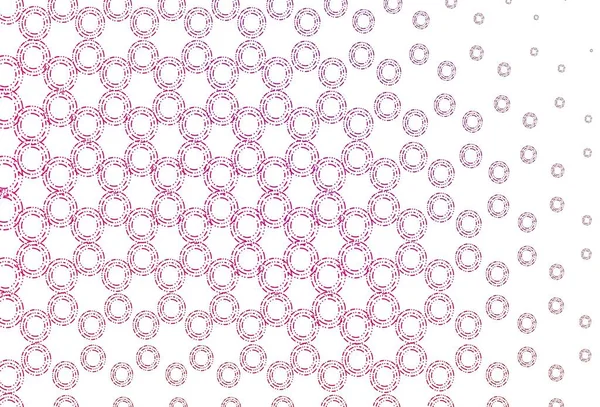 Luz Púrpura Textura Vectorial Rosa Con Discos Diseño Decorativo Borroso — Archivo Imágenes Vectoriales