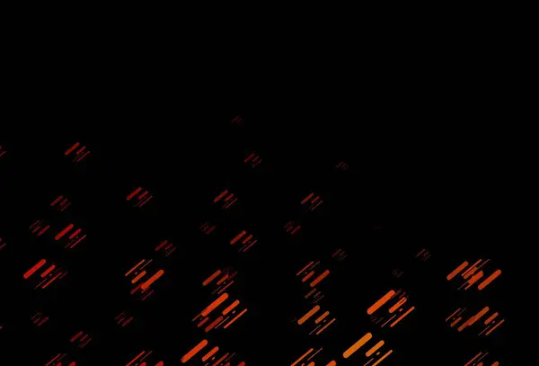 Temná Oranžová Vektorová Šablona Opakovanými Tyčemi Třpytivé Abstraktní Ilustrace Barevnými — Stockový vektor