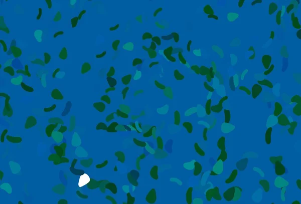 Bleu Foncé Fond Vectoriel Rouge Avec Des Formes Abstraites Illustration — Image vectorielle