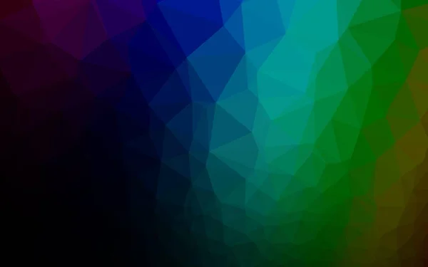 Abstract Geometrische Kleurrijke Vectorillustratie Met Veelhoekige Textuur — Stockvector