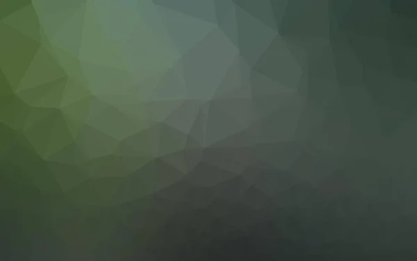 Vecteur Vert Foncé Motif Triangle Flou — Image vectorielle