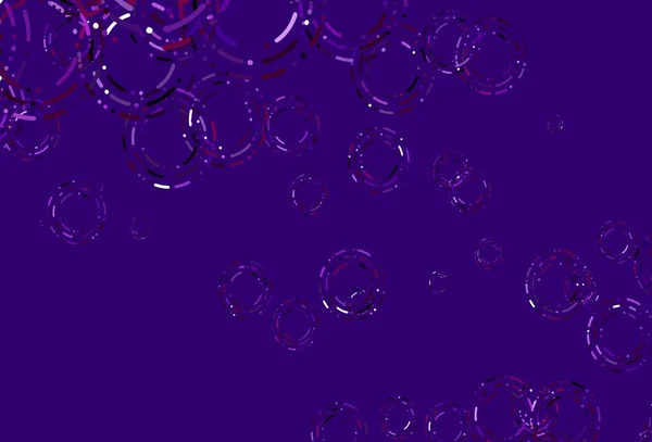 Luz Purple Vector Telón Fondo Con Puntos Ilustración Abstracta Moderna — Archivo Imágenes Vectoriales