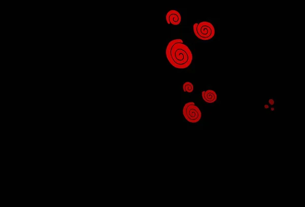 Шаблон Темно Красного Вектора Изогнутыми Лентами Современная Абстрактная Градиентная Иллюстрация — стоковый вектор