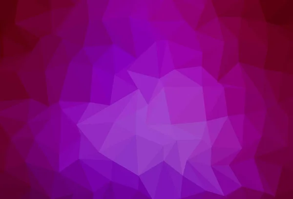 Light Purple Vector Low Poly Cover Shining Illustration Which Consist — Stock Vector