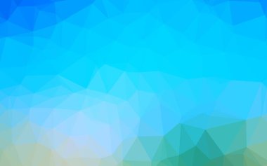 Çokgen desenli soyut geometrik renkli vektör çizimi.