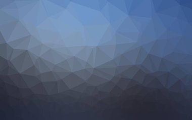 Çokgen desenli soyut geometrik renkli vektör çizimi.