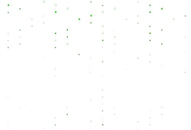 Kare biçiminde açık yeşil vektör şablonu. Renkli dikdörtgenleri olan bir resim. Terfi için modern şablon.