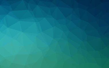 Çokgen desenli soyut geometrik renkli vektör çizimi.