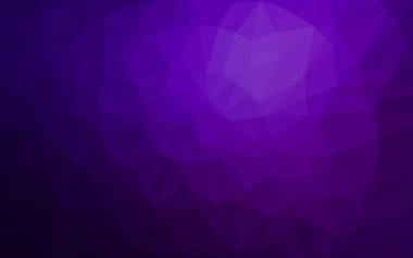 Çokgen desenli soyut geometrik renkli vektör çizimi.