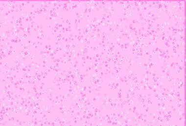 Çember şekilli açık pembe vektör düzeni. Doğa tarzında bulanık halkaları olan güzel renkli çizimler. Güzel web siteleri için desen.