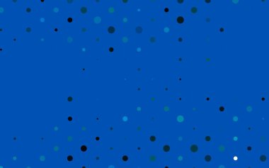 mavi soyut arka plan ve rastgele daireler. vektör illüstrasyonu