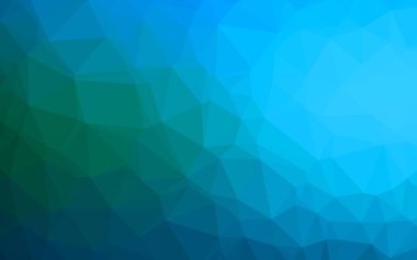 Çokgen desenli soyut geometrik renkli vektör çizimi.