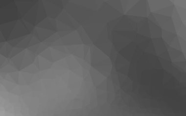 Çokgen desenli soyut geometrik renkli vektör çizimi.