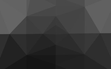 Çokgen desenli soyut geometrik renkli vektör çizimi.